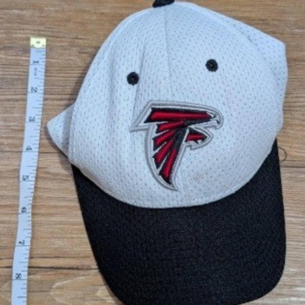 Atlanta Falcons NFL Reebok Equipment Hat Mesh White Black Adjustable Cap